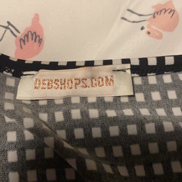 Deb Shops Stretchy Wrap Dress - 1x - Picture 4 of 5